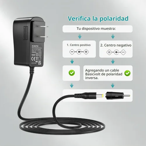 Vista 6 de 24V 1A Power Supply DC 24V Power Charger Cord AC Adapter