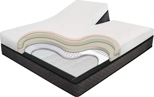 Vista 2 de INNOMAX Upperflex Freedom Air - Cama de aire digital con base ajustable (cabeza dividida Queen, transiciones de 13 pulgadas)