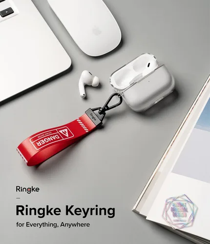 Vista 2 de Ringke Llavero con correa, llavero duradero resistente a desgarros compatible con llaves, auriculares, cámaras