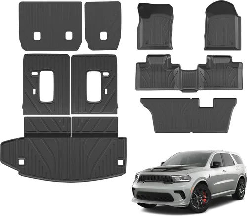 Vista 14 de Floor Mats Set (7 PCS) for 2016-2025 2026 Dodge Durango 7-Seater