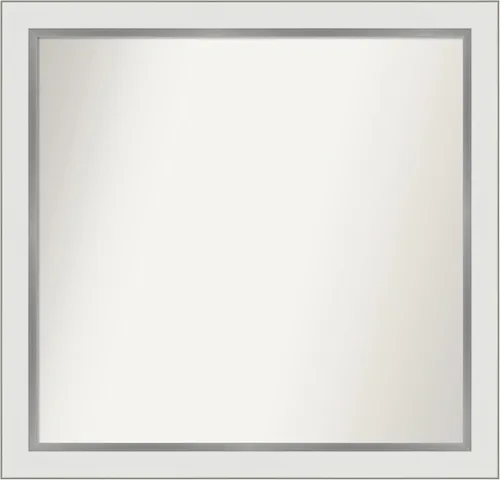 Vista 71 de Amanti Art Espejo personalizado, espejo de baño estrecho Alexandria White Wash, espejo de pared o espejo de tocador de baño sobre el fregadero