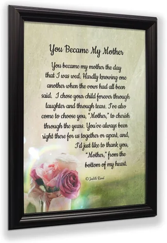 Vista 27 de Crossroads Home Décor Regalos para suegra - Regalos de nuera, You Became My Mother 7346BW