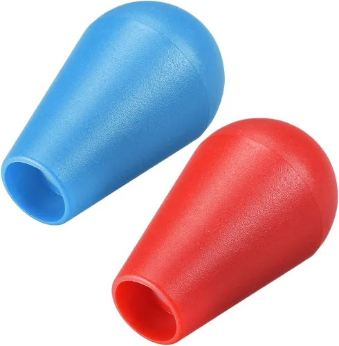 Vista 3 de Uxcell Ellipse - Cabezal ovalado de joystick balancín con mango superior estilo americano juego de arcade piezas de repuesto para bricolaje 2