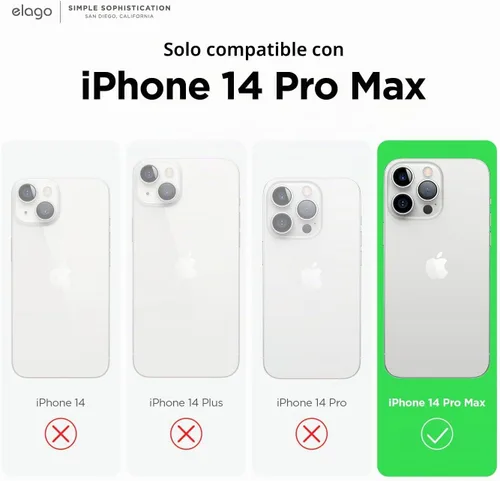 Vista 2 de elago Funda de silicona líquida prémium para iPhone 14 Pro Max