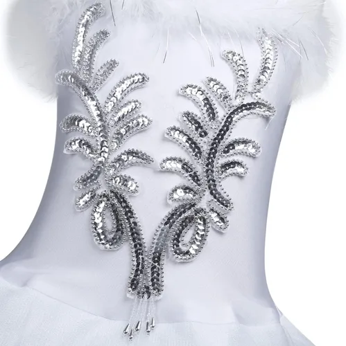 Vista 5 de Vestido de tutú de ballet con lentejuelas para niñas y niñas