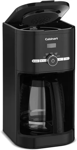 Vista 5 de Cafetera programable clásica de 12 tazas Cuisinart, color negro, DCC-1120BKNAS