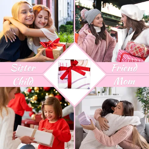 Vista 7 de Regalos cristianos para mujeres, regalos de bautismo para niñas, manta "Soy un hijo de Dios", regalos de bautizo para niñas, regalos religiosos