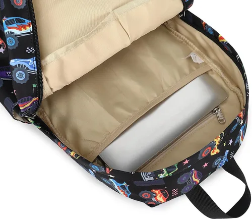 Vista 132 de CAMTOP - Conjunto de mochila y lonchera con estampados divertidos para niños de preescolar y primaria), Y0058-2