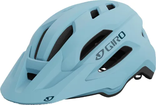 Vista 13 de Giro Fixture II MIPS Casco para bicicleta de montaña para hombres, mujeres, niños y adultos – Azul mate ano, Universal para jóvenes (50-57cm)