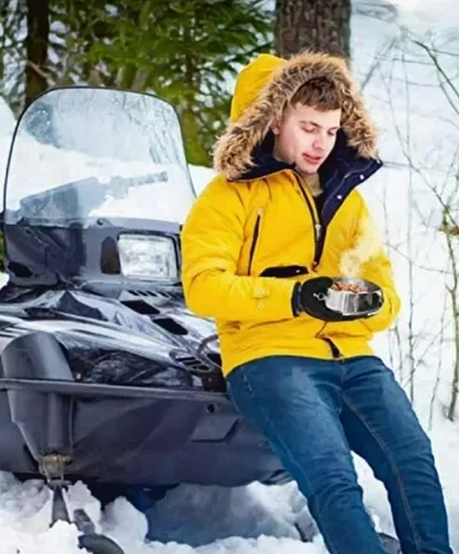 Vista 3 de El calentador de alimentos de escape original MuffPot para vehículos de automovilismo. Motos de nieve, ATV, UTV y motocicletas