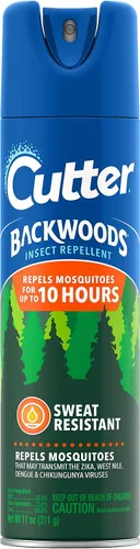 Vista 11 de Repelente de insectos en aerosol Cutter Backwoods, con un 25% de DEET, Paquete de 12