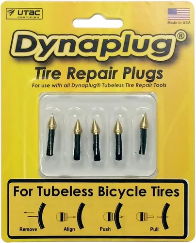 Vista 3 de Dynaplug, Clavijas de reparación de neumáticos de bicicleta sin cámara