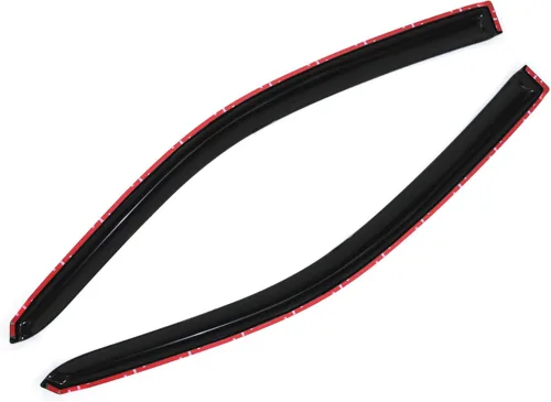 Vista 2 de Viseras adhesivas de ventana compatibles con Honda Civic Coupe 2001-2005 serie 2 puertas, deflector de ventana, protector de lluvia ahumado