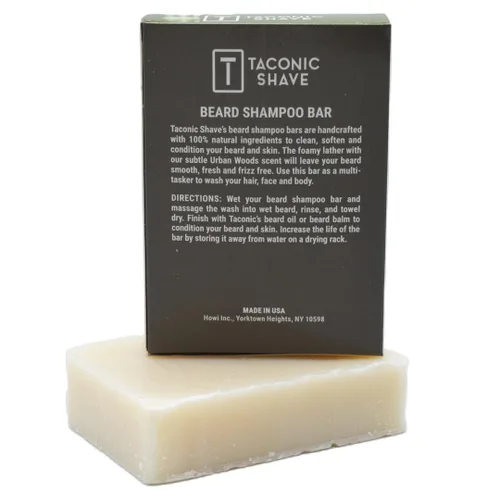 Vista 3 de Taconic Shave Conditioniing Beard Shampoo Bar 5 Oz, 100% Natural/Handcrafted, Great For Itchy Beards, FIghts Beardruff while softening &
