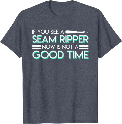 Vista 46 de If You See A Seam Ripper Now is Not A Good Time Sewing T-Shirt