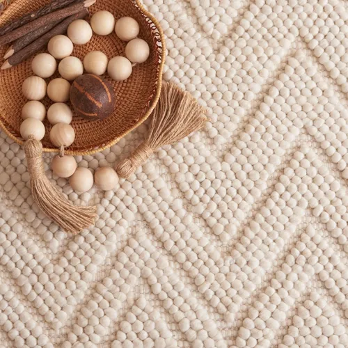Vista 5 de SAFAVIEH Natura Collection - Alfombra de pasillo, 2 pies 3 pulgadas x 8 pies, beige, hecha a mano, mezcla de lana bohemia rústica, ideal para zonas
