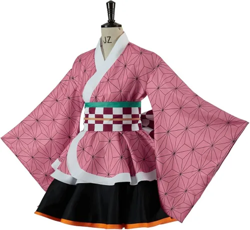Vista 2 de 1791's lady Kamado Tanjirou - Disfraz de Rengoku para cosplay de Inosuke, Hashibira, kimono para fiesta de Halloween, trajes de cosplay