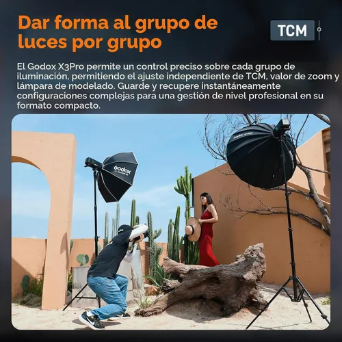 Vista 3 de GODOX X3 PRO X3PRO-S TTL - Disparador de flash de cámara inalámbrica, transmisor de flash de pantalla táctil inalámbrico de 2.4G, batería de litio