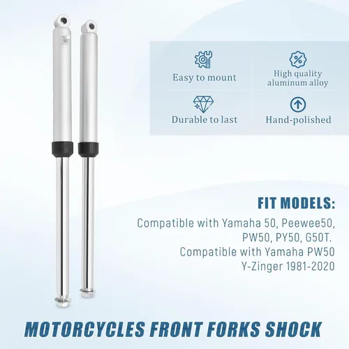 Vista 4 de Wai Danie Motocicletas Horquillas delanteras Amortiguador de Suspensión Compatible con Yamaha PW50 PY50 PEEWEE 50cc PW PY 50 Niños Bike Pit Dirt Bike