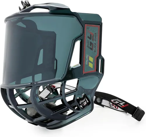 Vista 5 de GY Casco de Hockey Completo con Visera para Adultos y Jóvenes, Protector Facial Anti-Rasguños/Anti-Empañamiento/Certificado CE