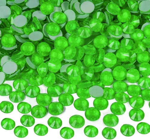 Vista 16 de Diamantes de imitación de cristal con parte trasera plana, gemas luminosas, 1440 unidades de diamantes de imitación de cristal no termoadhesivos
