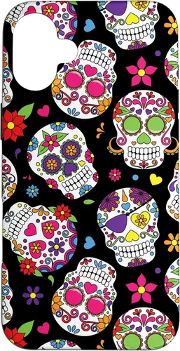 Vista 23 de Dead Sugar Skulls Case Sugar Skull Day of The Dead Case for iPhone 17