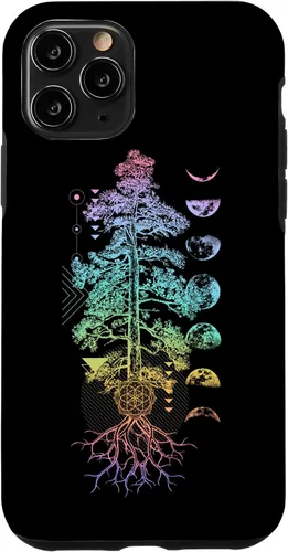 Vista 29 de Tree of Life Phases of The Moon Yoga Chakra Gift Case for iPhone 17