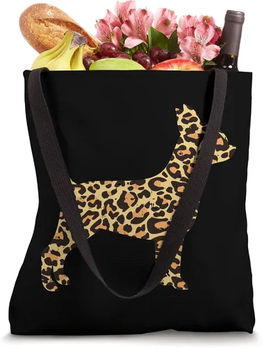 Vista 4 de Bolso de mano de Chihuahua Chiwawa con estampado de leopardo para amantes del perro