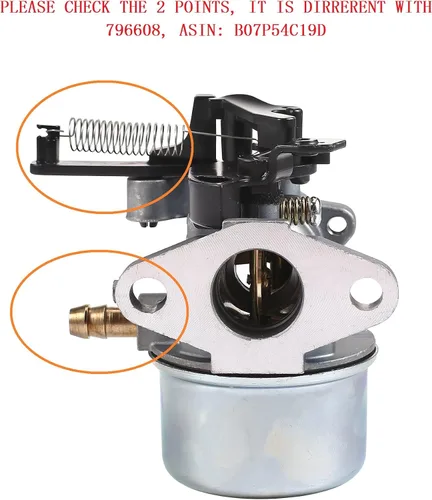 Vista 2 de 591137 590948 2700PSI 2800PSI 2900PSI 3000PSI Carburador para Troy Bilt 7.75 Hp 8.75 Hp 8.5Hp 190CC 593599 591137 Lavadora a presión