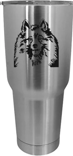 Vista 507 de Cairn Terrier - Vaso grabado con temática de perro, 30 onzas