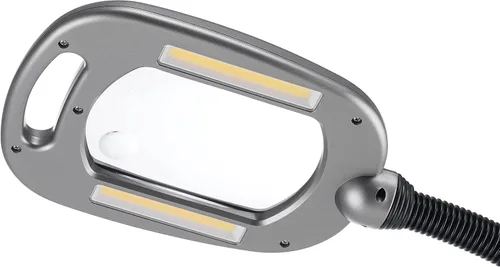 Vista 2 de Fulcrum LIGHT IT 20072-401 lámpara de piso ajustable inalámbrica con 12 LED, con lupa y adaptador