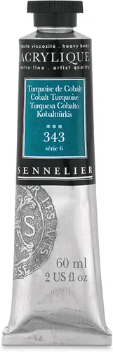 Vista 50 de Sennelier Extra-Fine Artists' Acrílico, 2.0 fl oz, Anthraquinone Blue S5, 2.02 Fl Oz (Paquete de 1)