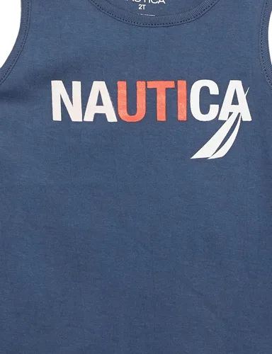 Vista 4 de Nautica boys 3 Pieces Tee, Tank and Woven Short Set