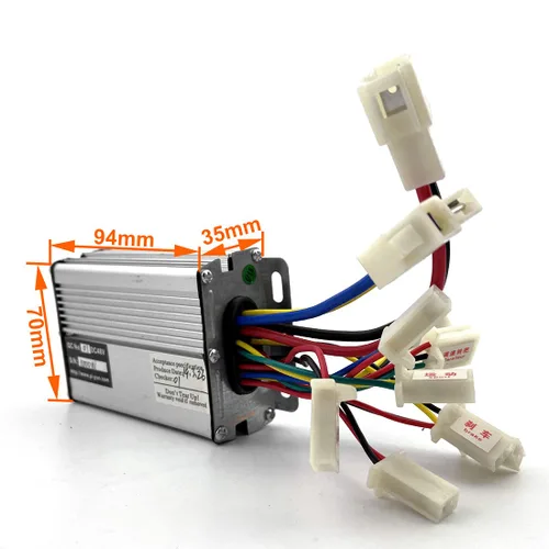 Vista 7 de Motor de cepillo sin soporte de 800 W Go Kart Scooter Bike Minibike MY1020 Pocket Bike Controlador de 1000 W y acelerador de mango de fusible