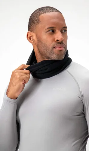 Vista 2 de DEVOPS Paquete de 2 polainas térmicas de forro polar para hombre, protección contra el viento