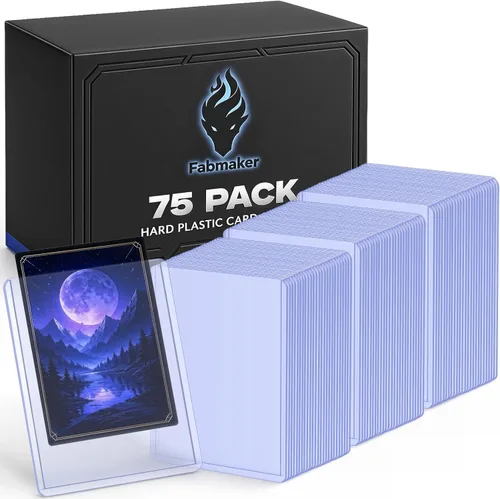 Vista 12 de Fabmaker 150 fundas para tarjetas de plástico duro, 3" x 4" portatarjetas