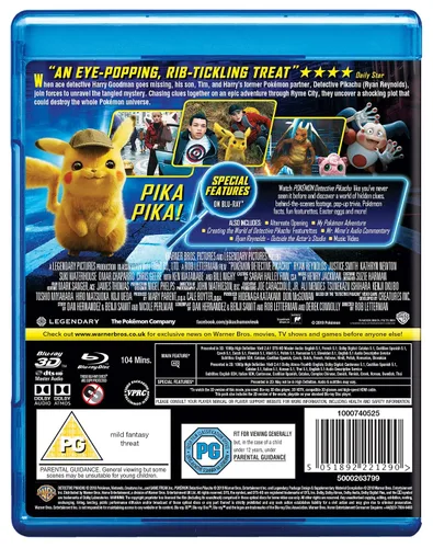 Vista 3 de Pokémon Detective Pikachu Blu-ray 2019 3D Blu-ray