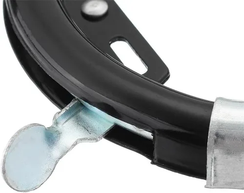 Vista 5 de Leadigol Cerraduras de bicicleta de acero con llave,Cerradura de bicicleta de bicicleta portátil para bicicleta,Cerradura de rueda de ciclismo