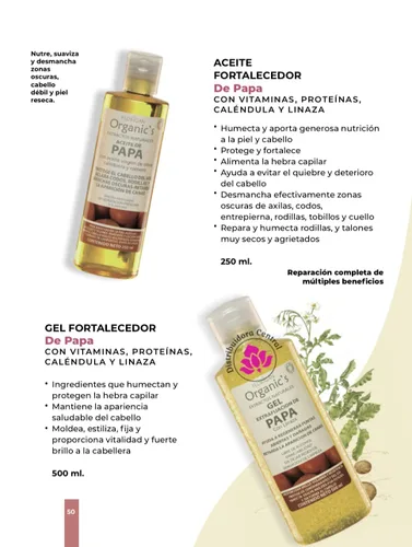 Vista 3 de Florigan Aceite multiusos para el cabello y el cuerpo Aceite de Papa 8.5 fl oz