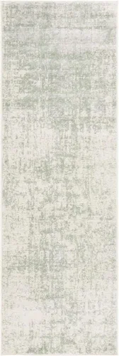Vista 32 de SAFAVIEH Adirondack Collection - Alfombra de pasillo de 2 pies 1 pulgada x 8 pies, beige y pizarra, diseño abstracto moderno, no desprende pelusa