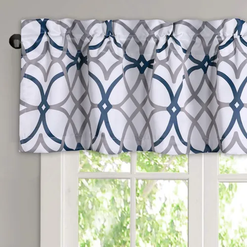 Vista 7 de H.VERSAILTEX Cenefas de cortina opacas para cocina/baño - Cenefas de ventana con aislamiento térmico para sala de estar/dormitorio con bolsillo