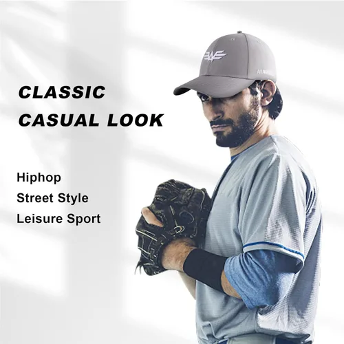 Vista 7 de ALAWING Gorra de béisbol estampada para hombre sombrero de algodón para mujer a la moda resistente al sudor y transpirable unisex ajustable M