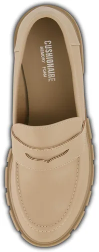 Vista 5 de CUSHIONAIRE Mocasines Pierce sin cordones para mujer + espuma viscoelástica, anchos disponibles, Negro