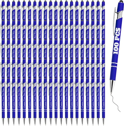 Vista 113 de Bolígrafos personalizados a granel 10 con nombre, grabados con punta de lápiz, bolígrafos de bola personalizados de escritura suave, regalos