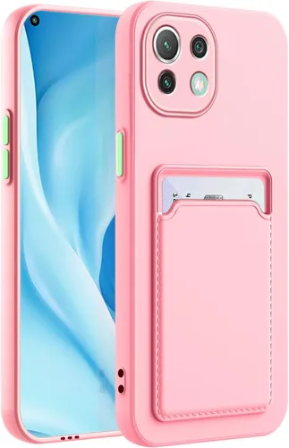 Vista 13 de Funda para Redmi Note 9 Pro, Redmi Note 9s con ranura para tarjetas de crédito, TPU suave TPU silicona resistente a los arañazos delgada ranura