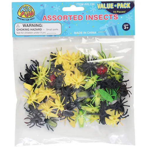 Vista 3 de U.S. Toy VL134 - Insectos surtidos (72 piezas)