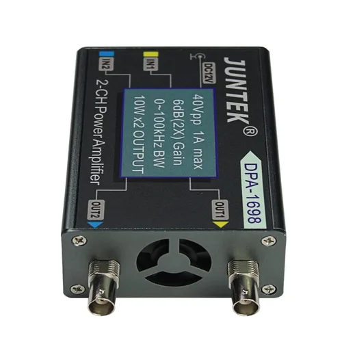 Vista 2 de DPA1698 de alta potencia de doble canal DDS Fuente de señal Función Generador de señal Amplificador de potencia