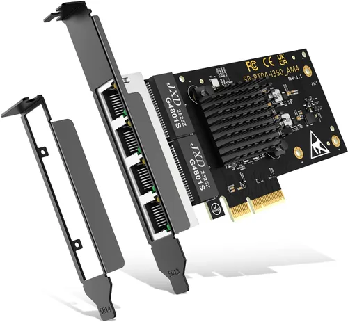 Vista 10 de NICGIGA Adaptador de Red PCIe de 2.5G Base-T, Tarjeta de Red Gigabit PCI Express Realtek RTL8125B 2.5Gbps/1Gbps/100Mbps Convertir a Puerto LAN