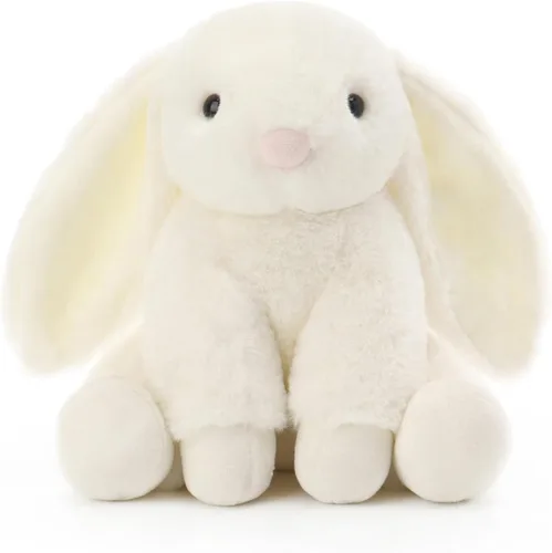 Vista 7 de Apricot Lamb Peluche de conejo crema para niños, juguetes de peluche suaves y lindos para bebés niñas y niños, 6 pulgadas