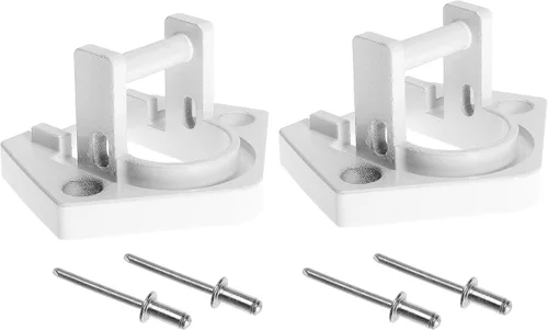 Vista 11 de Soporte inferior de pie para toldo de RV para Dometic, hardware redondeado para Sunchaser II, pieza de repuesto de hardware redondeado de RV